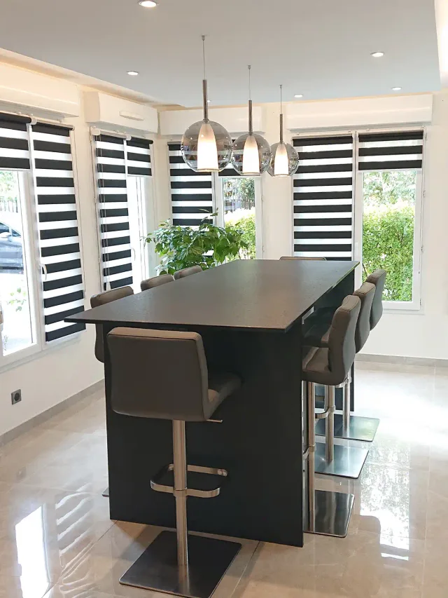 Vue du projet — Séjour véranda contemporain