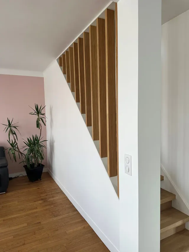 Garde-corps claustra bois